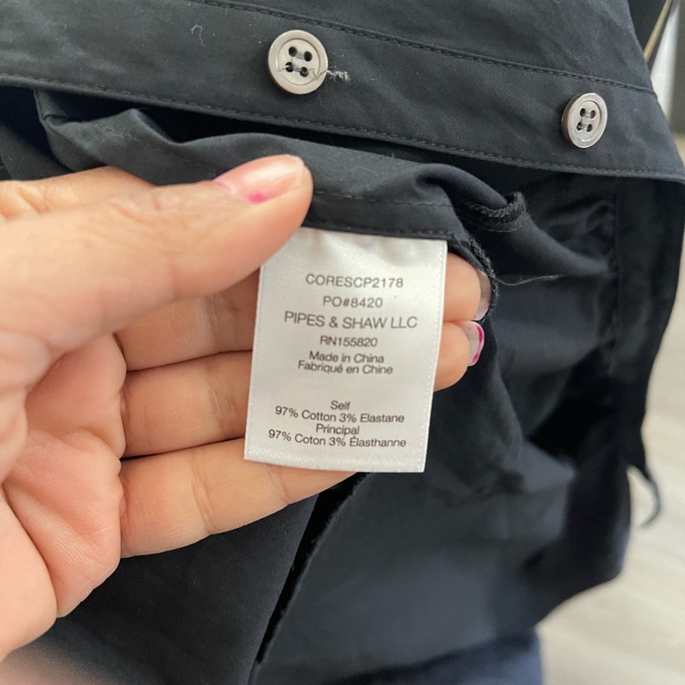 Veronica Beard Black Button-Front Ruched Midi Ski… - image 10